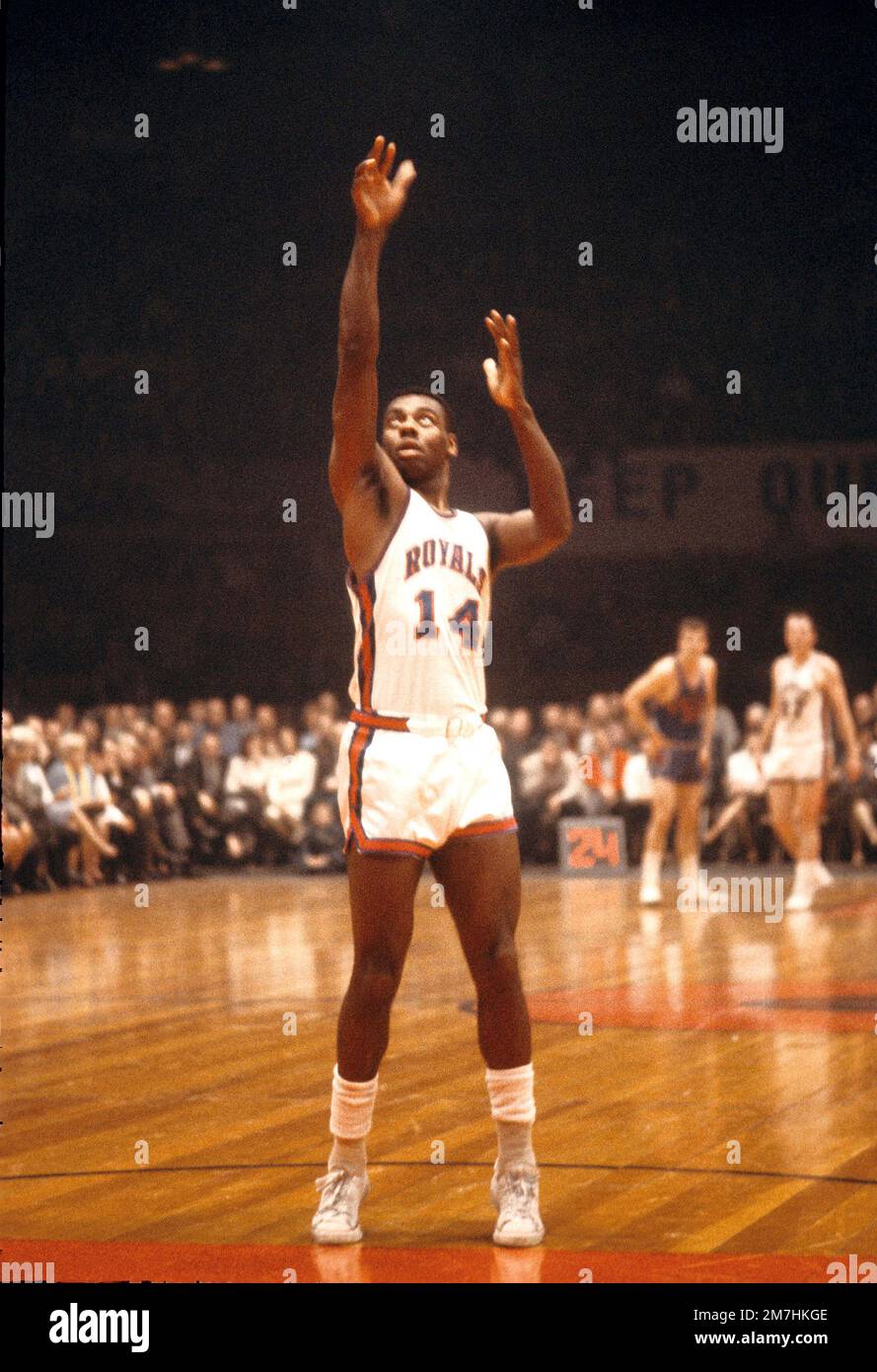 Oscar Robertson of the then Cincinnati Royals in a game with the