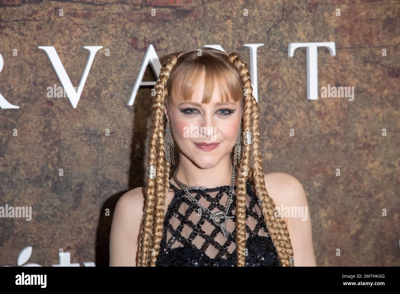 NEW YORK, NEW YORK JANUARY 09 Mathilde DeHaye attends the Apple TV+