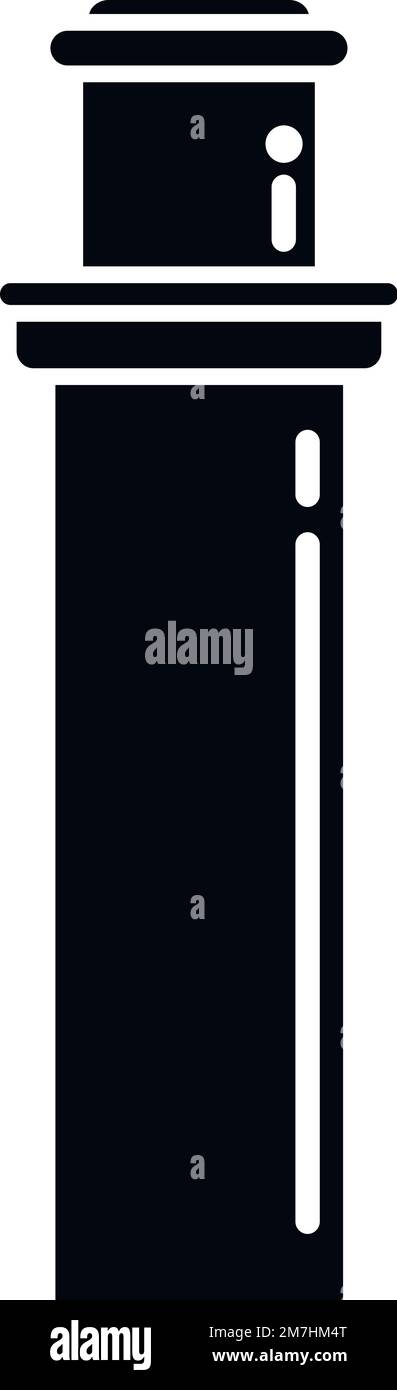 Factory chimney icon simple vector. Smoke roof. Stack fire Stock Vector ...