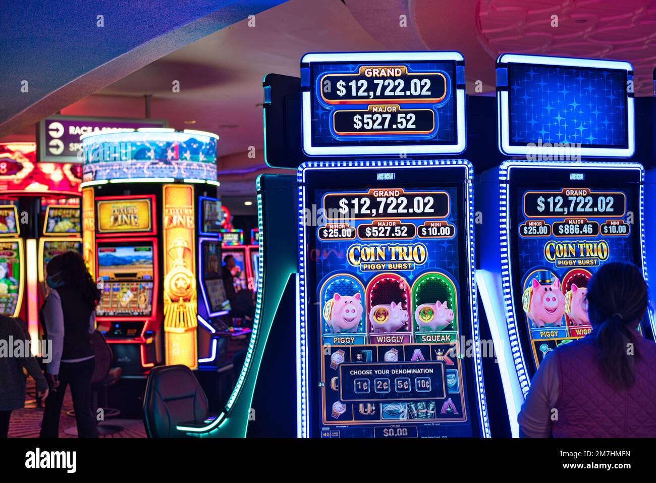 Las Vegas in December Stock Photo Alamy