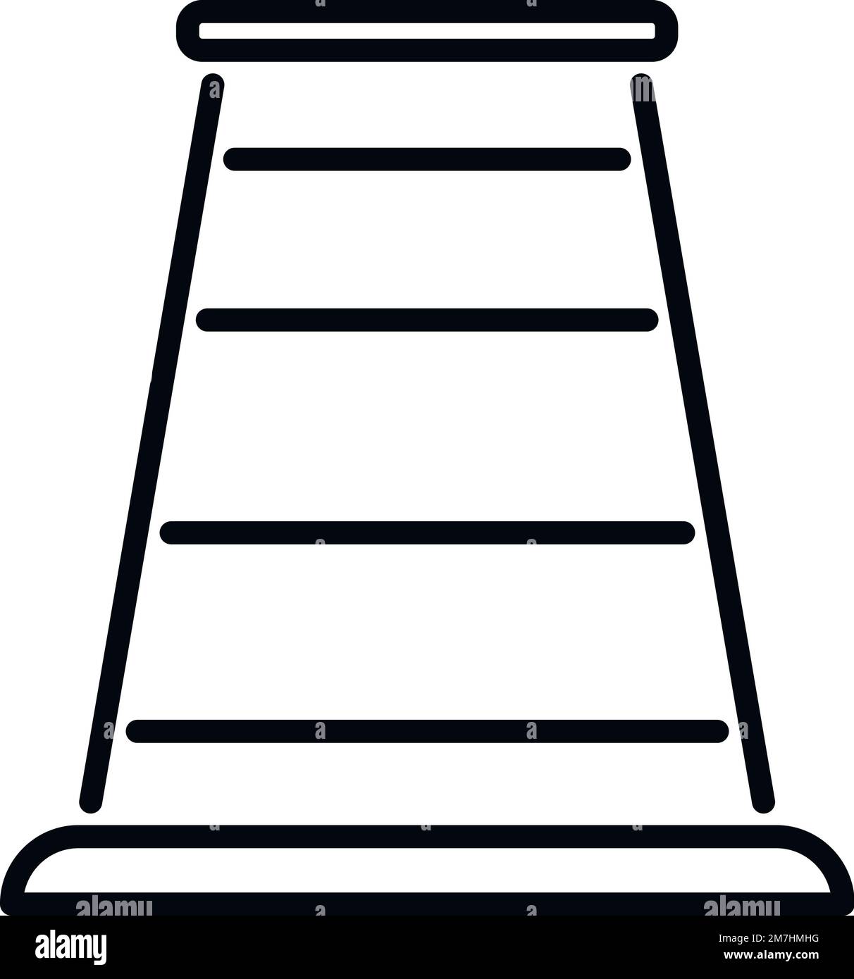 Construction chimney icon outline vector. Smoke factory. Stack fire ...