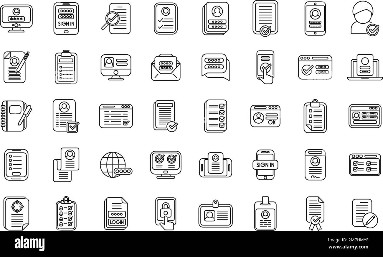 Create id Stock Vector Images - Alamy