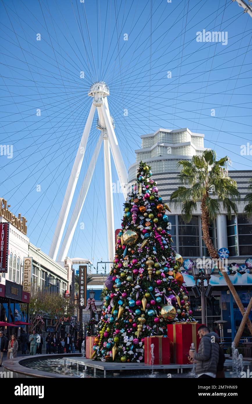Las Vegas in December Stock Photo