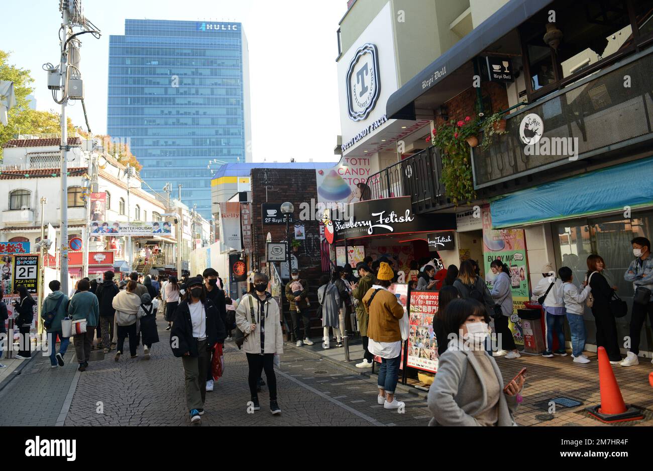 The vibrant Takeshita Street in Harajuku, Tokyo, Japan Stock Photo - Alamy