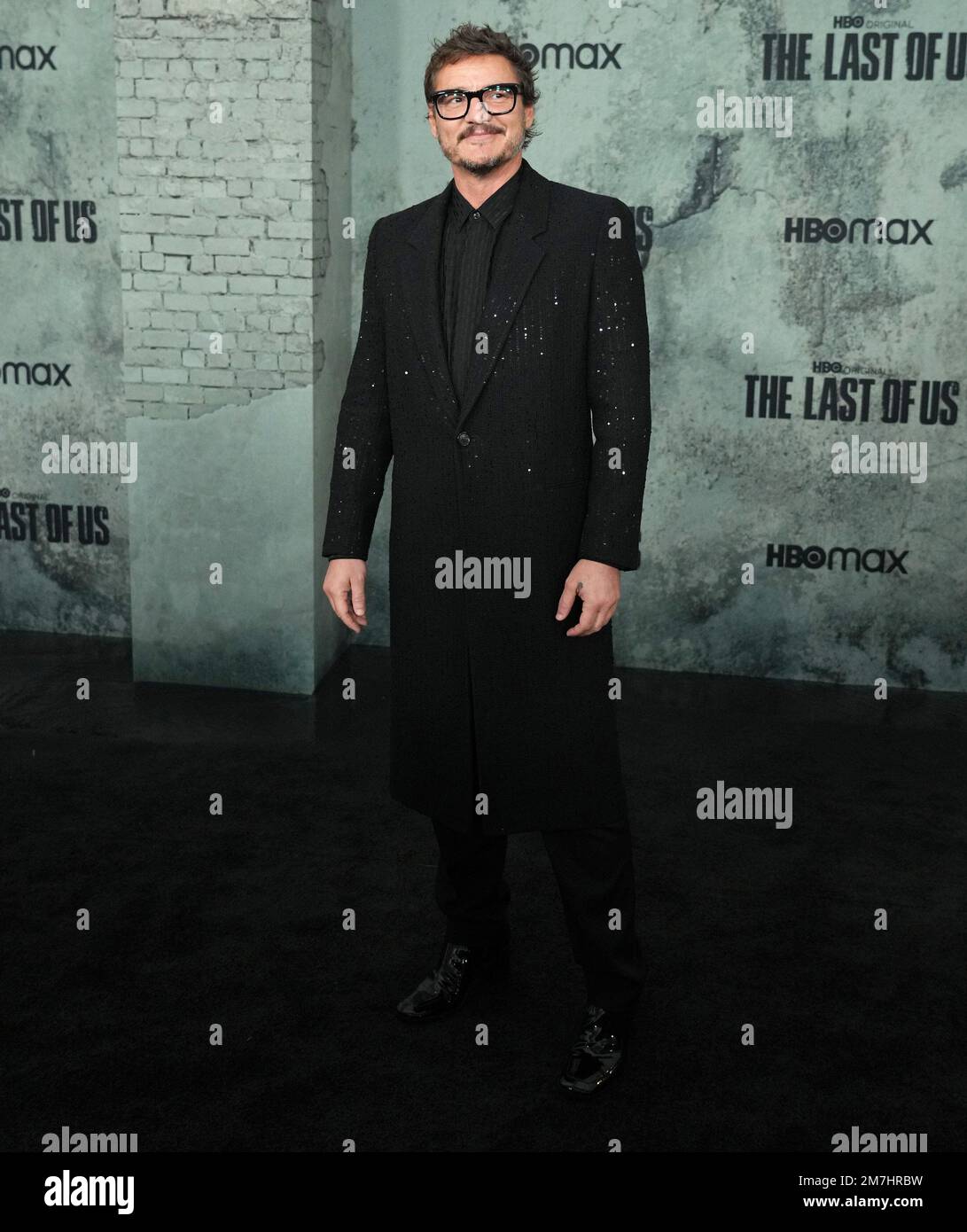 Troy Baker arrives at HBO's THE LAST OF US Premiere held at the Regency  Village Theater in Westwood, CA on Monday, ?January 9, 2023. (Photo By  Sthanlee B. Mirador/Sipa USA Stock Photo 