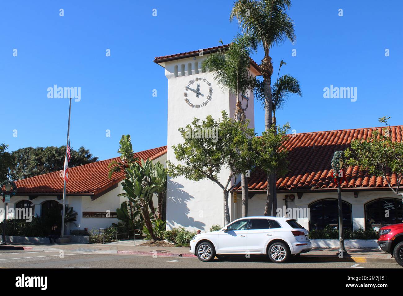San Clemente Library in San Clemente, California Stock Photo