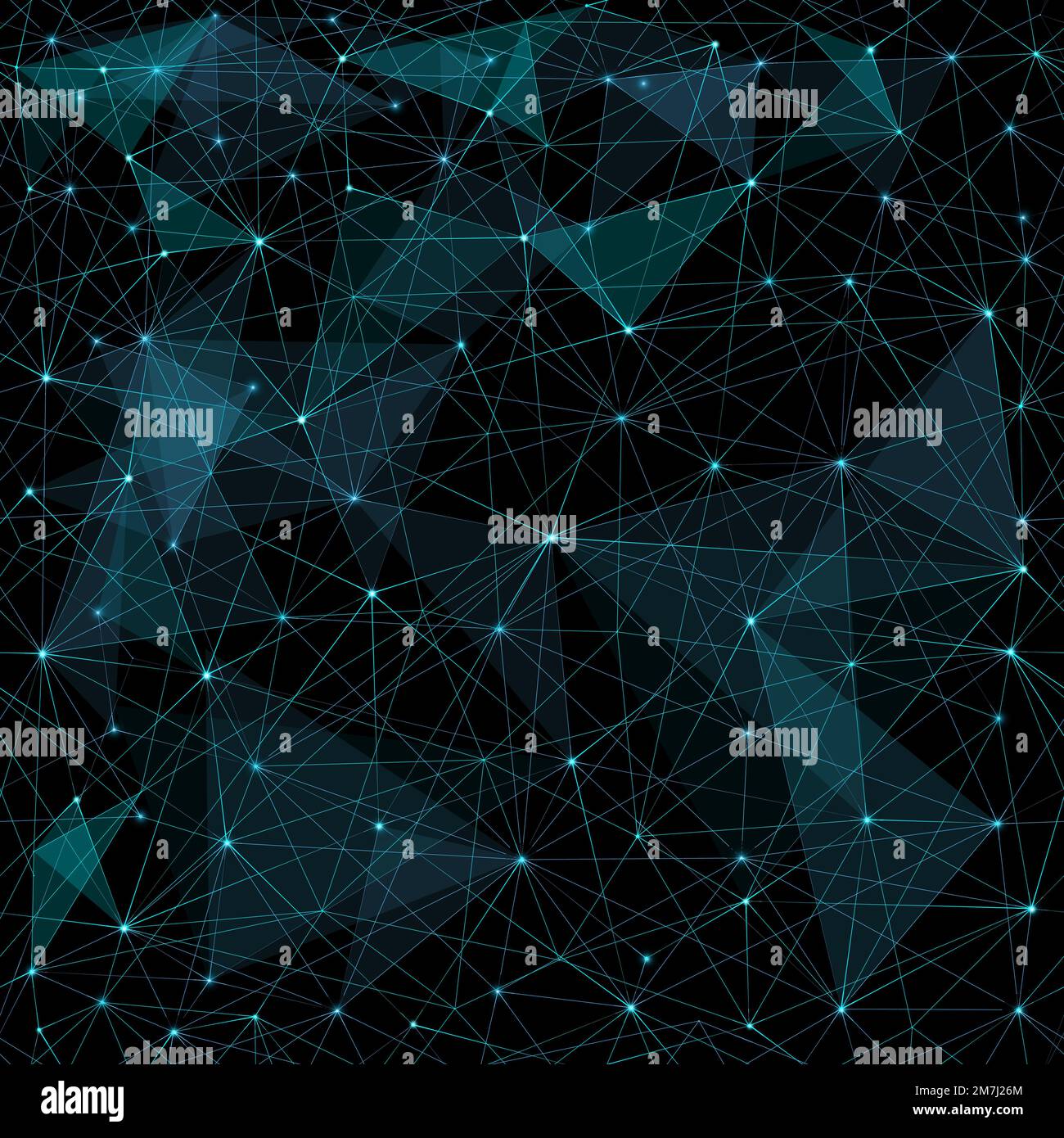 Seamless Polygon Pattern. Digital Technology Vector Background ...