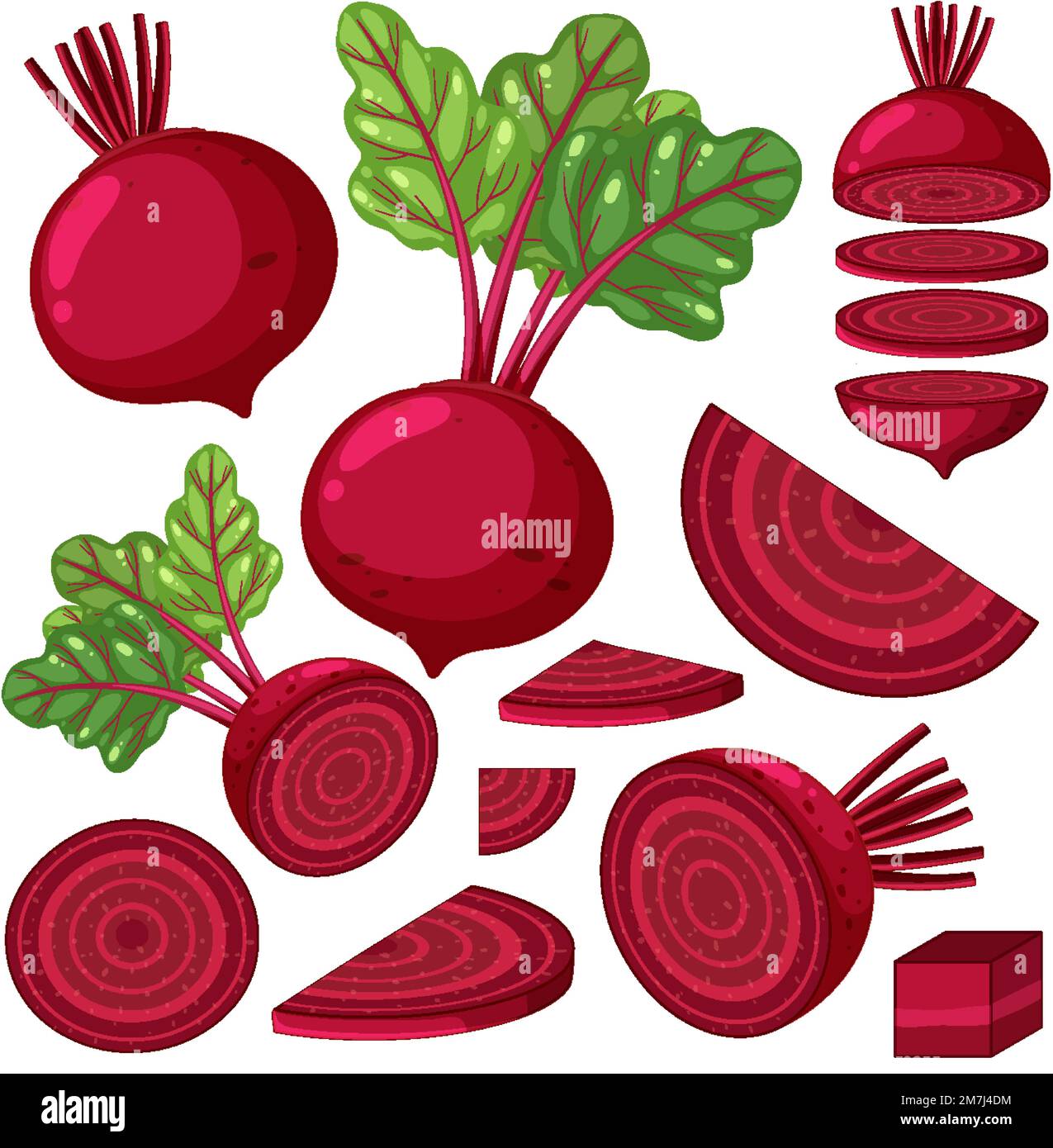 Set of beetroot cartoon illustration Stock Vector Image & Art Alamy