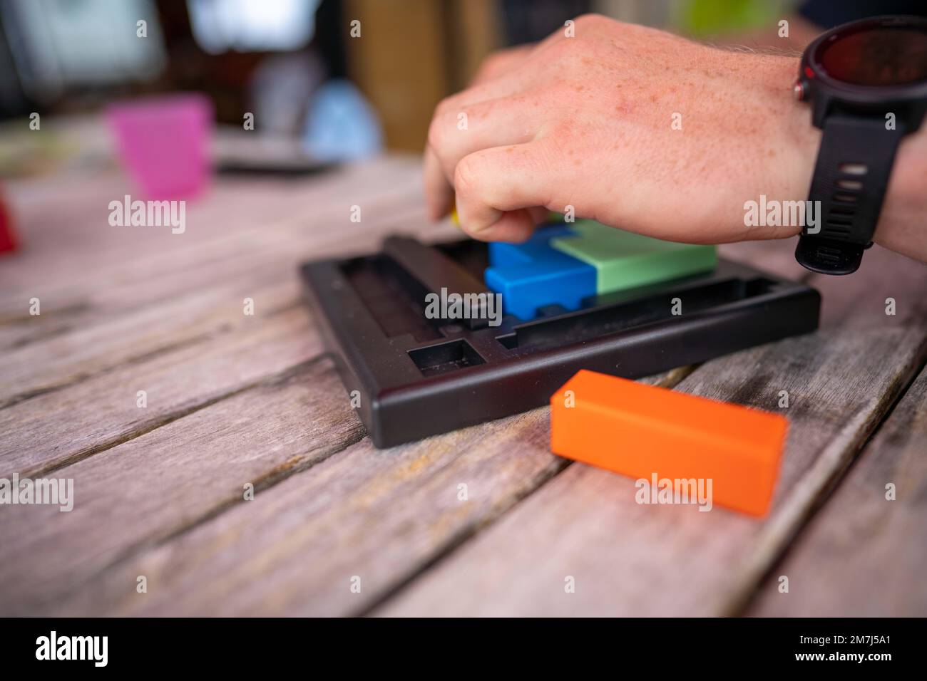 Family Playing Board Games At Christmas Playing Fun Games Stock Photo Alamy