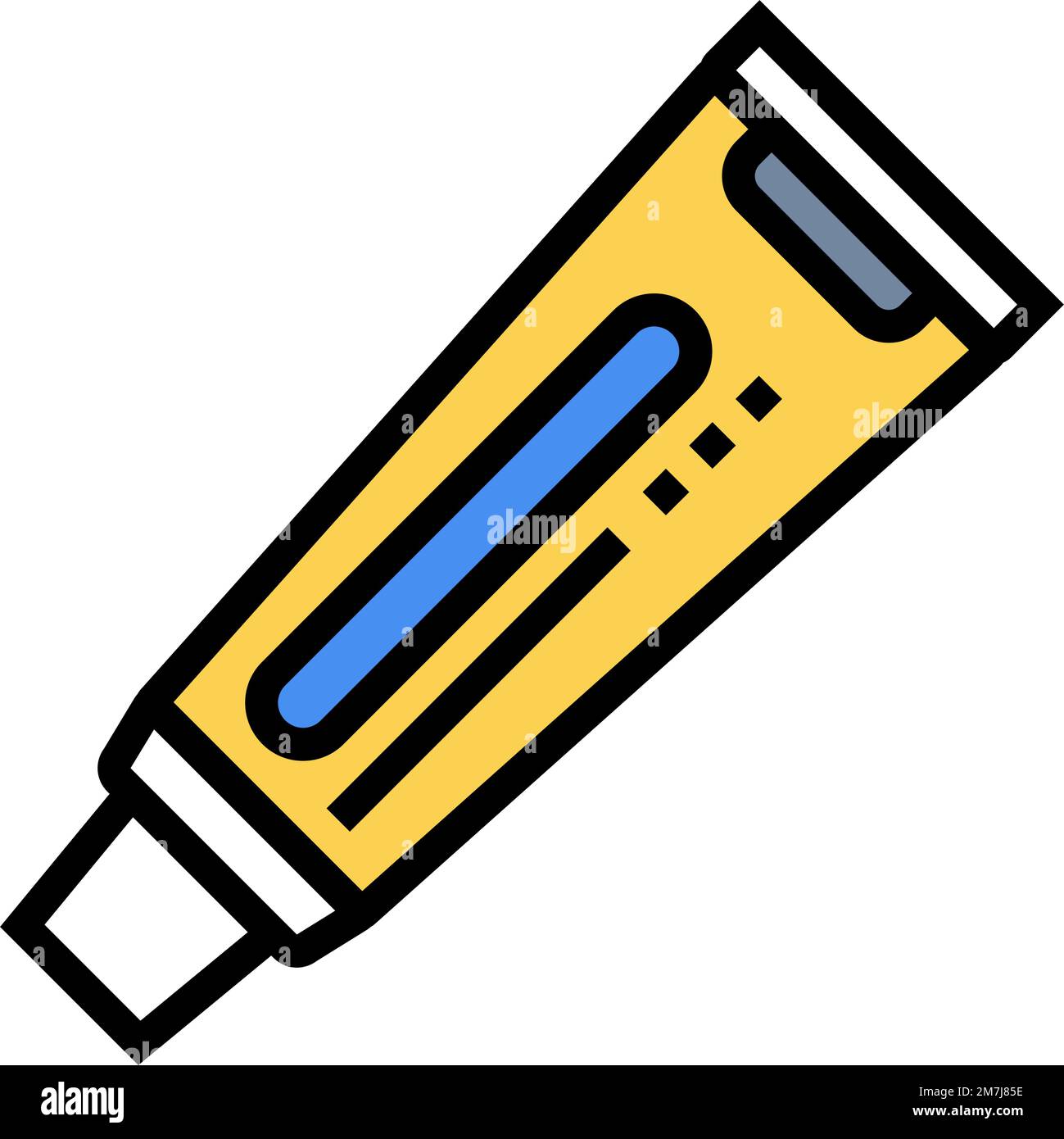 antibiotic ointment color icon vector illustration Stock Vector Image