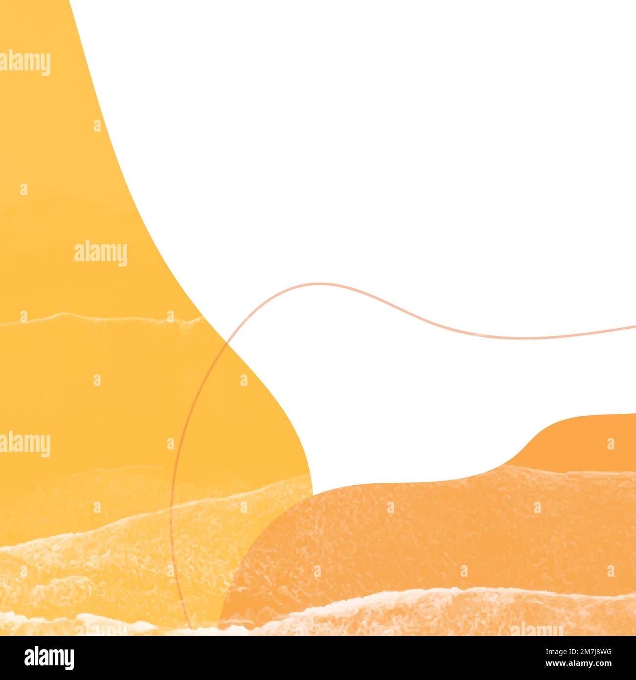 Orange tone simple Memphis vector Stock Vector