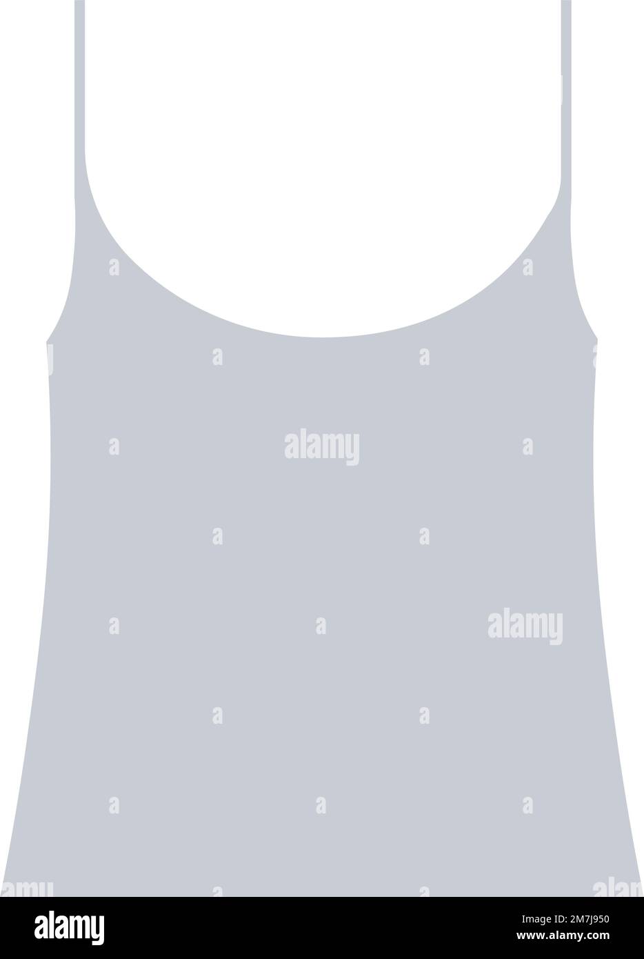 Simple top on straps, clothes for men and women Stock Vector Image