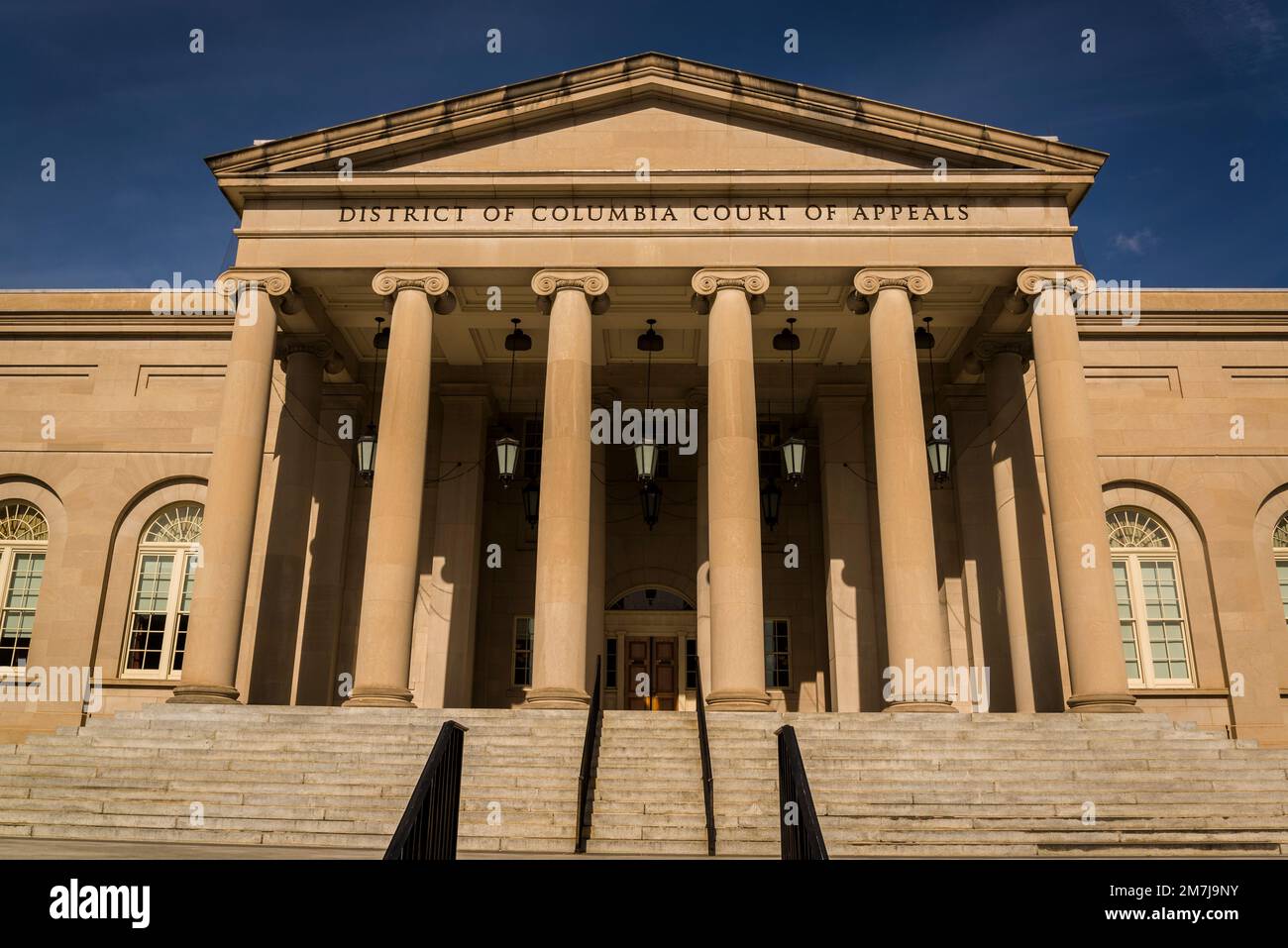 The District of Columbia Court of Appeals, located in the former D.C. City Hall, a National Historic Landmark, Washington, D.C., USA Stock Photo