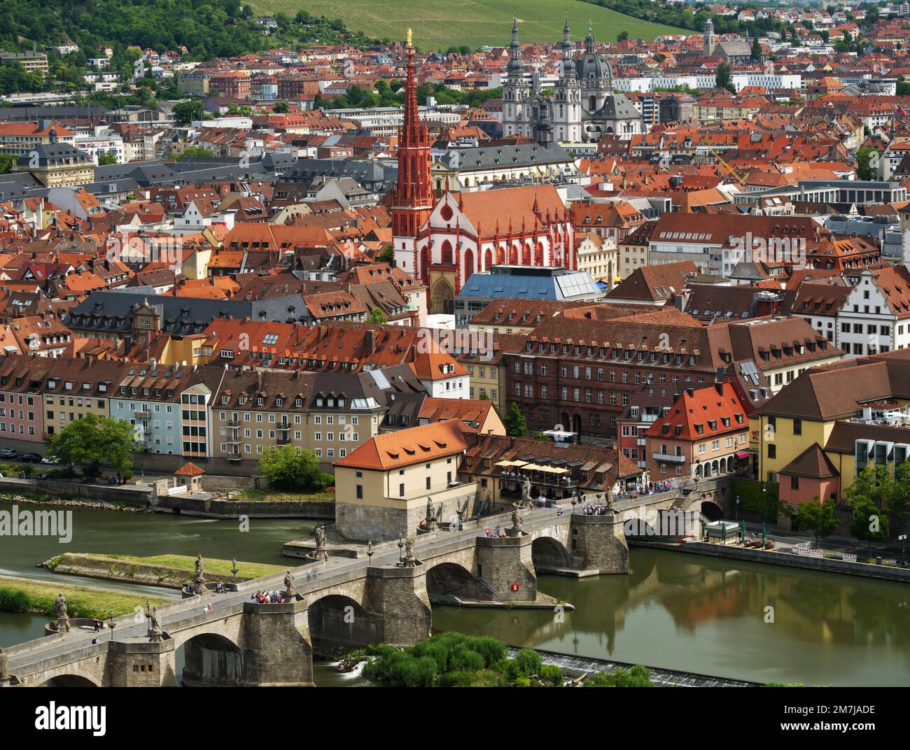 Ngermany View View of Würzburg, Lower Franconia, Germany Stock Photo - Alamy