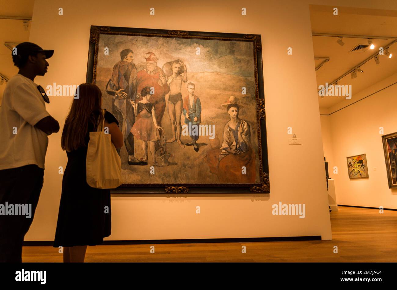 Pablo Picasso: Family of Saltimbanques, 1905, 1923, National Gallery of Art - East Building, Washington, D.C., USA Stock Photo