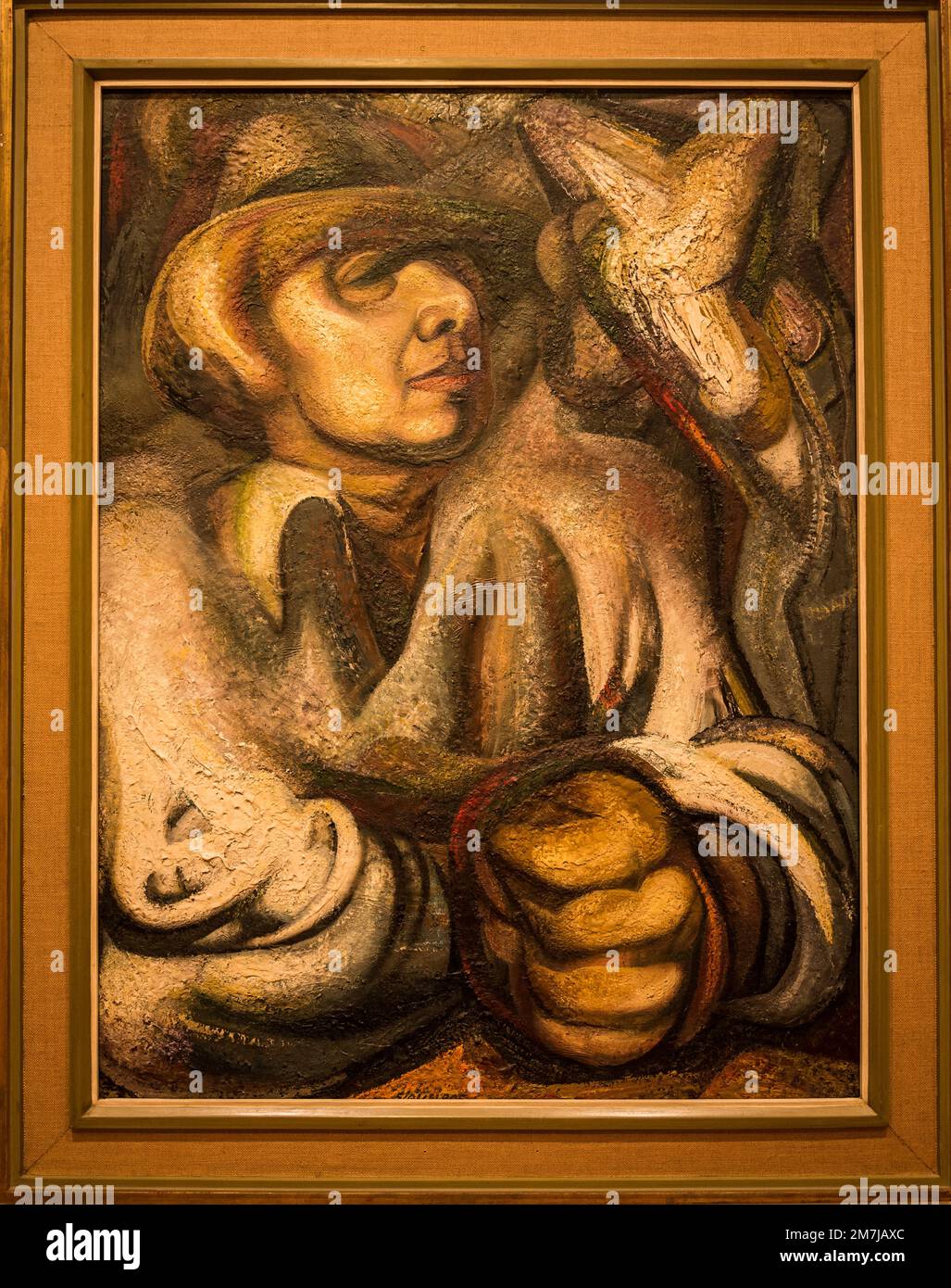 David Alfaro Siqueiros Self-Portrait, 1948,: National Gallery of Art - East Building, Washington, D.C., USA Stock Photo