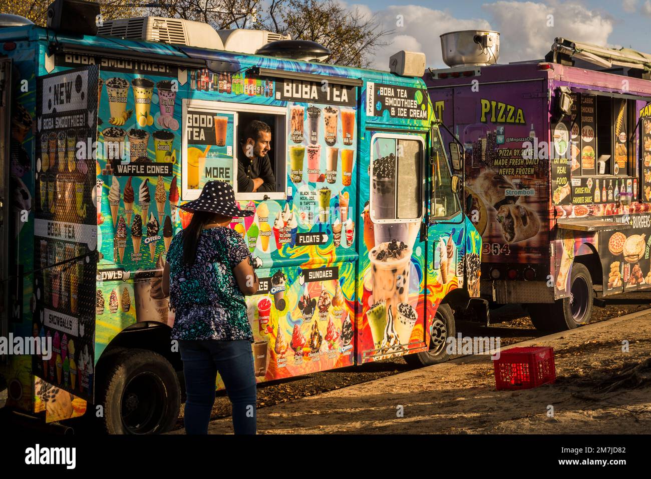 Fast food truck, Washington, D.C., USA Stock Photo Alamy