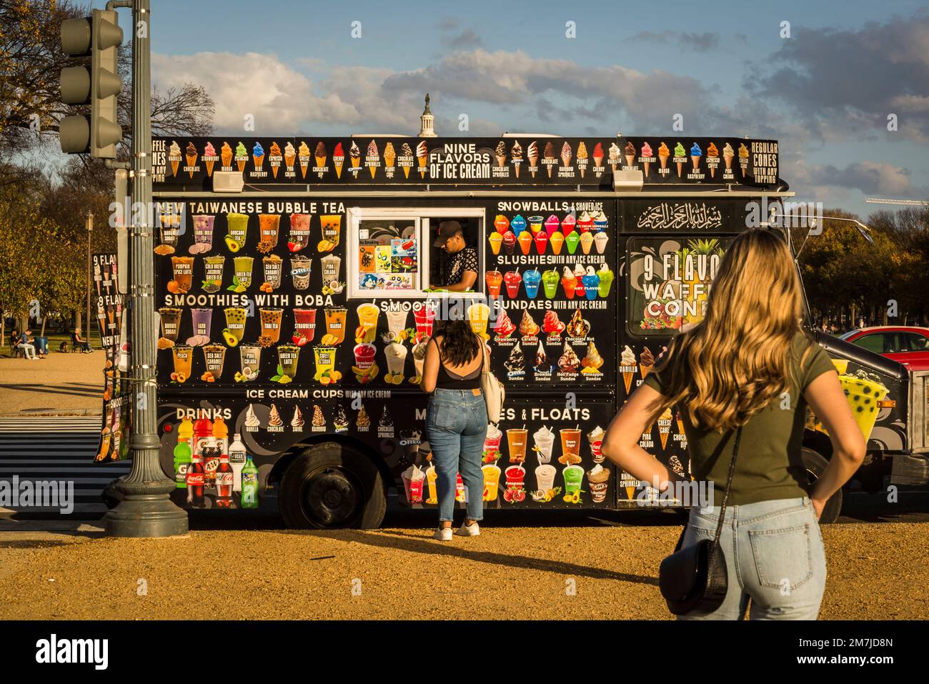 Fast food truck, Washington, D.C., USA Stock Photo Alamy