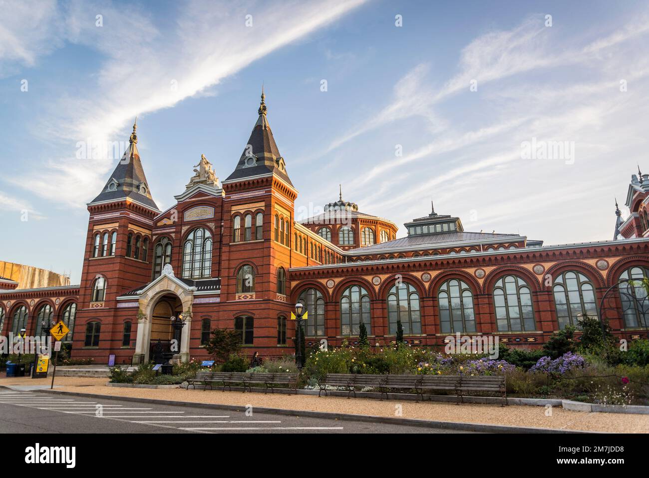 Arts and Industries Building, the second oldest (after The Castle) of the Smithsonian museums on the National Mall, Washington, D.C., USA Stock Photo