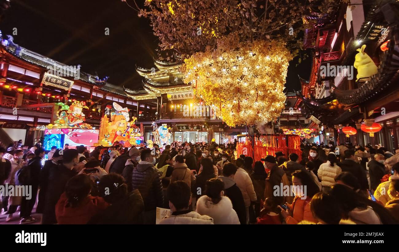 Yuyuan Garden Lantern Festival of the Year of the Rabbit attracts many ...