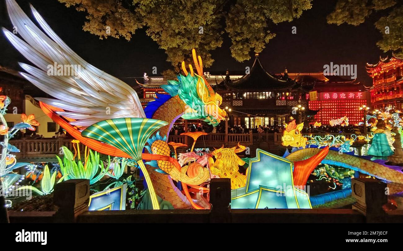 Yuyuan Garden Lantern Festival of the Year of the Rabbit attracts many ...