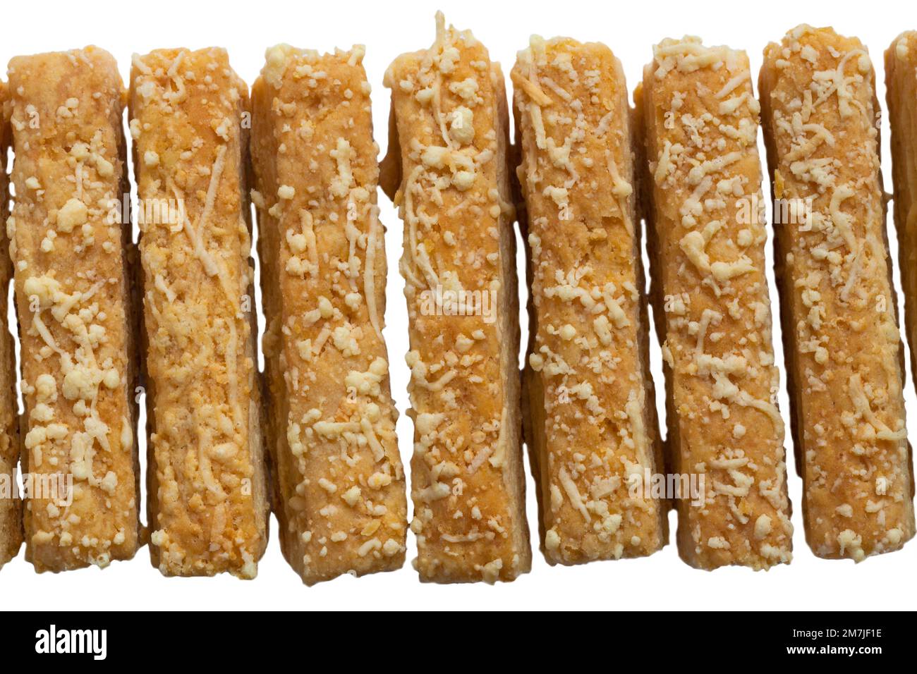 Roka Gouda cheese sticks the original cheese biscuits set on white