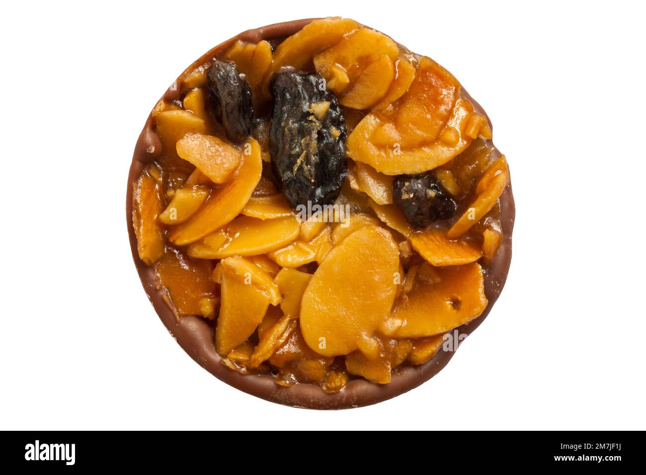 Milk Chocolate Florentines from Waitrose florentine isolated on white