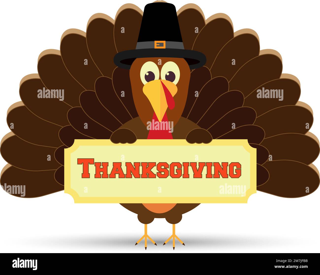 Thanksgiving. isolated on background. Vector illustration. Eps 10. Stock Vector