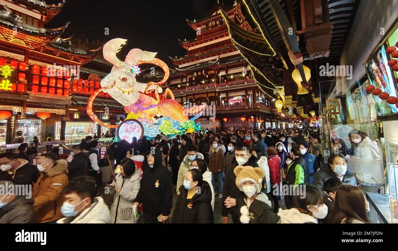 Yuyuan Garden Lantern Festival of the Year of the Rabbit attracts many ...
