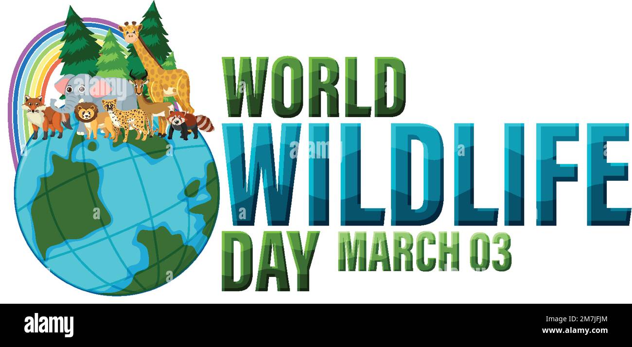 World wildlife day logo illustration Stock Vector Image & Art Alamy