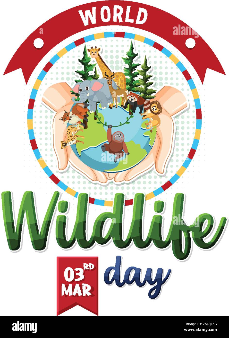 World wildlife day logo illustration Stock Vector Image & Art Alamy