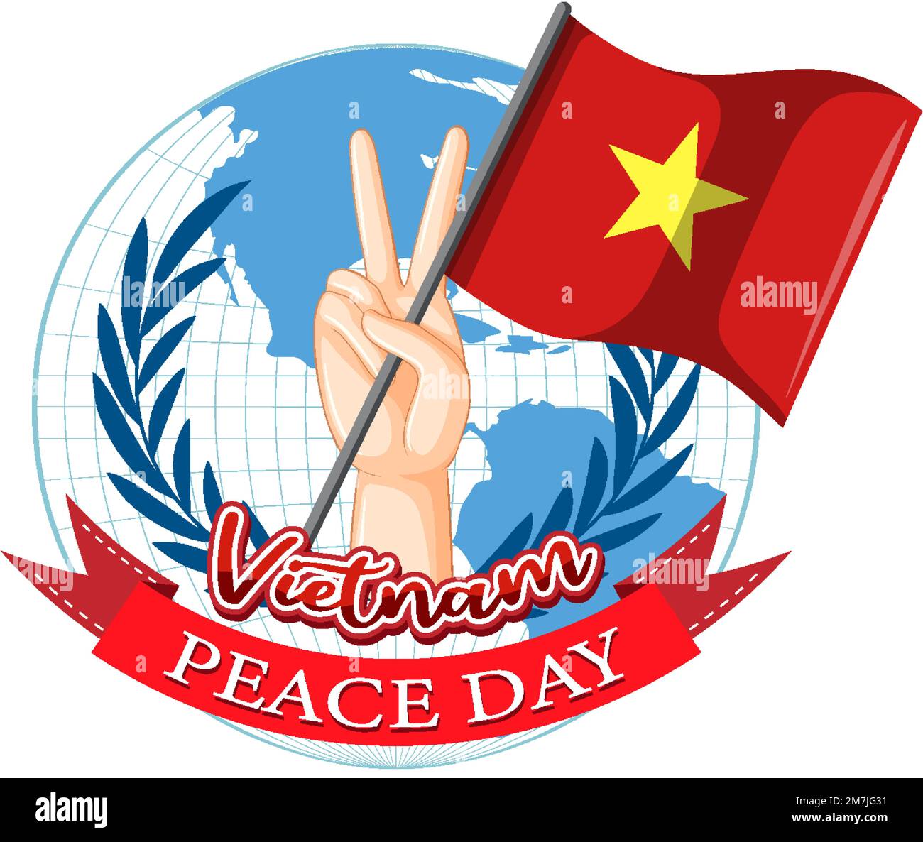 Vietnam Peace Day Banner illustration Stock Vector Image & Art Alamy