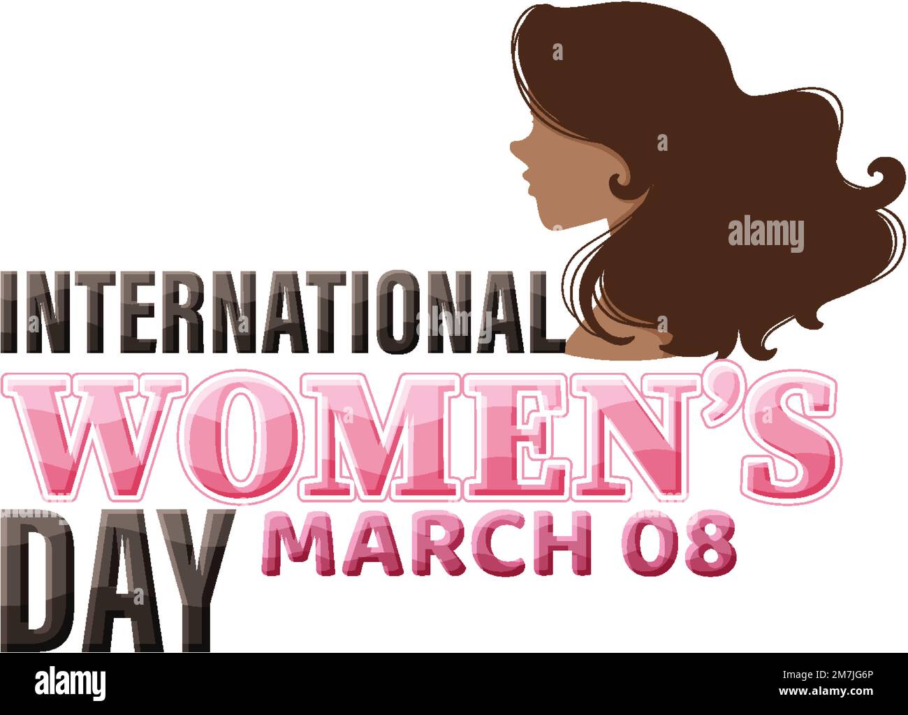 International women day logo illustration Stock Vector Image & Art - Alamy