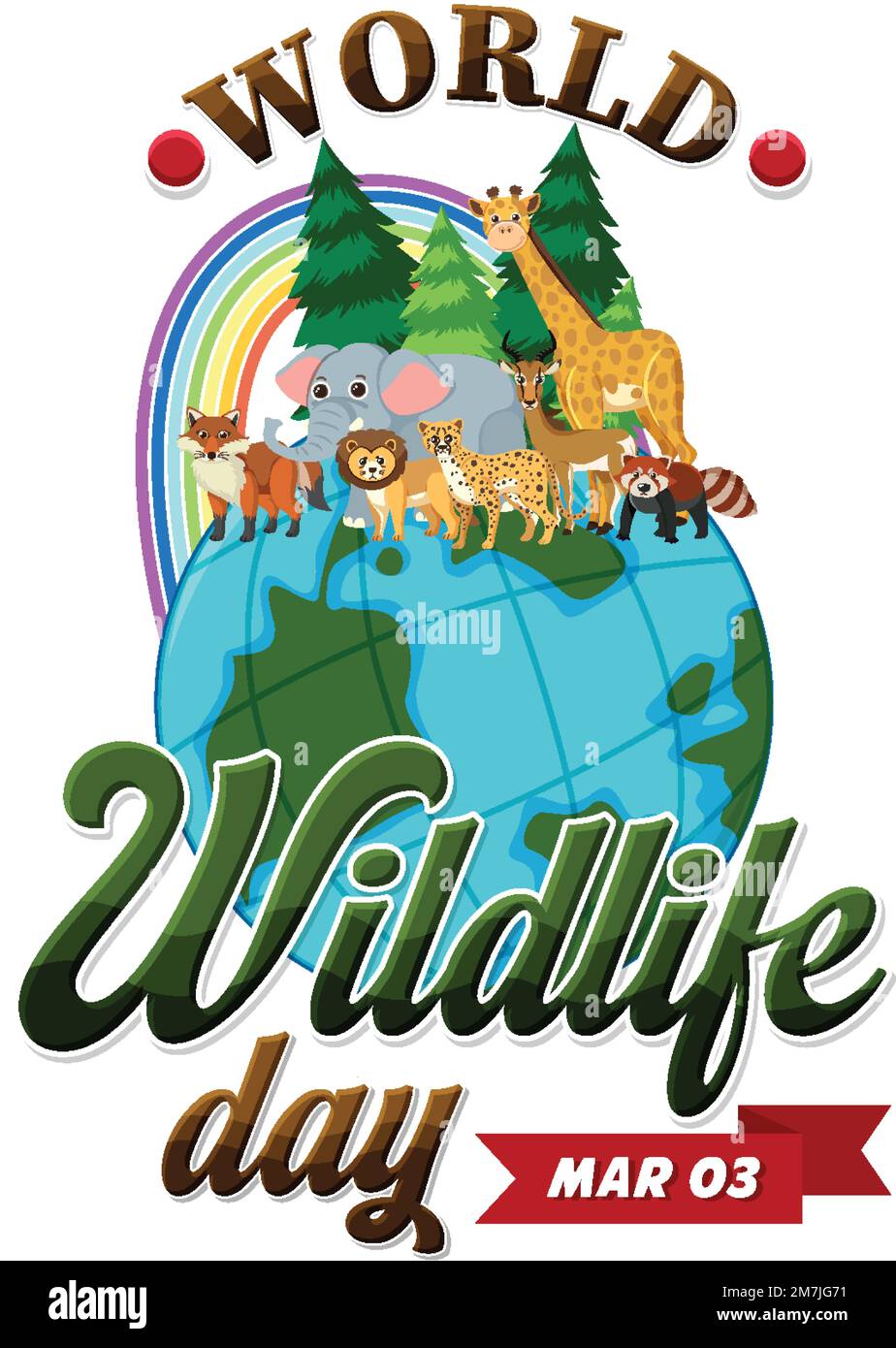 World wildlife day logo illustration Stock Vector Image & Art Alamy