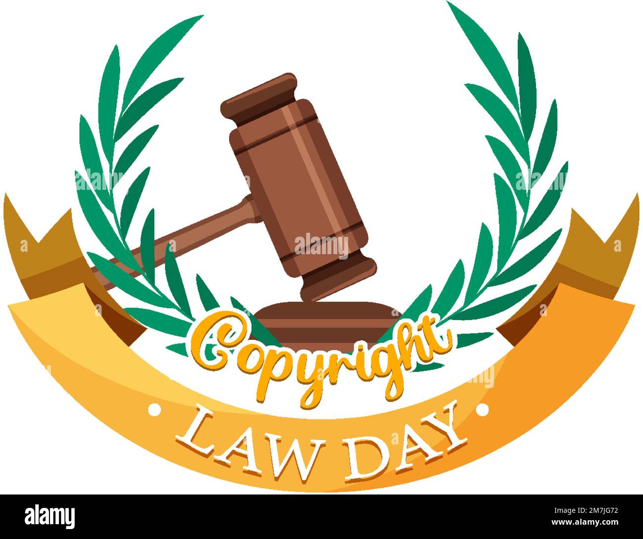 Copyright Law Day Banner Design illustration Stock Vector Image & Art