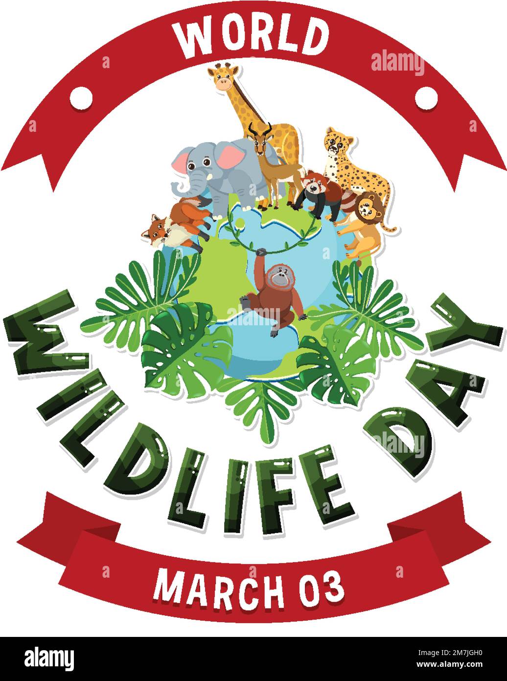 World wildlife day logo illustration Stock Vector Image & Art Alamy