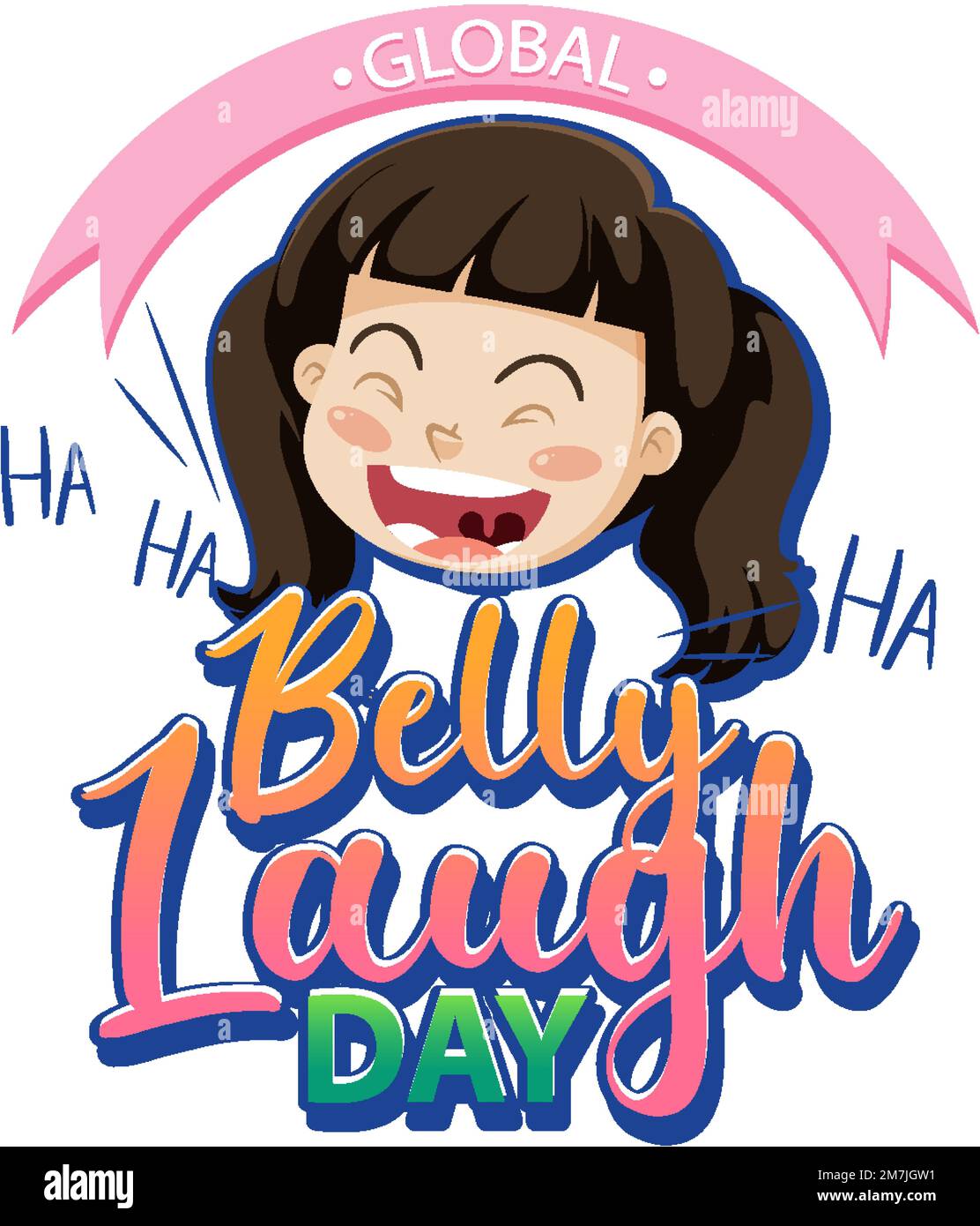 Global Belly Laugh Day Banner Design Illustration Stock Vector Image global-belly-laugh-day-banner-design-illustration-stock-vector-image