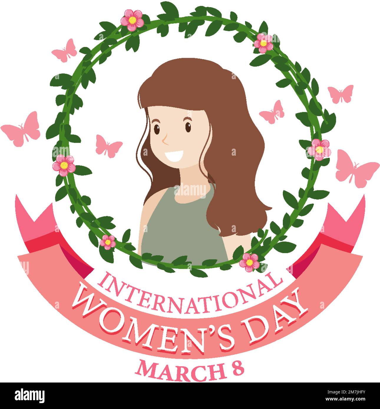 International women day logo illustration Stock Vector Image & Art - Alamy