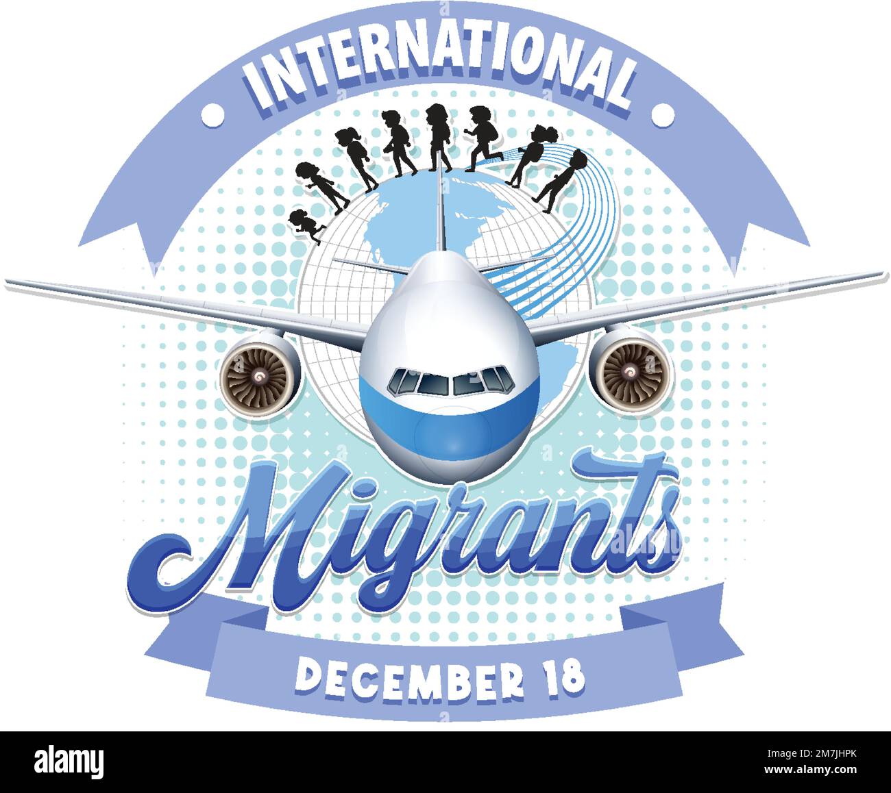 International Migrants Day Banner Design illustration Stock Vector ...
