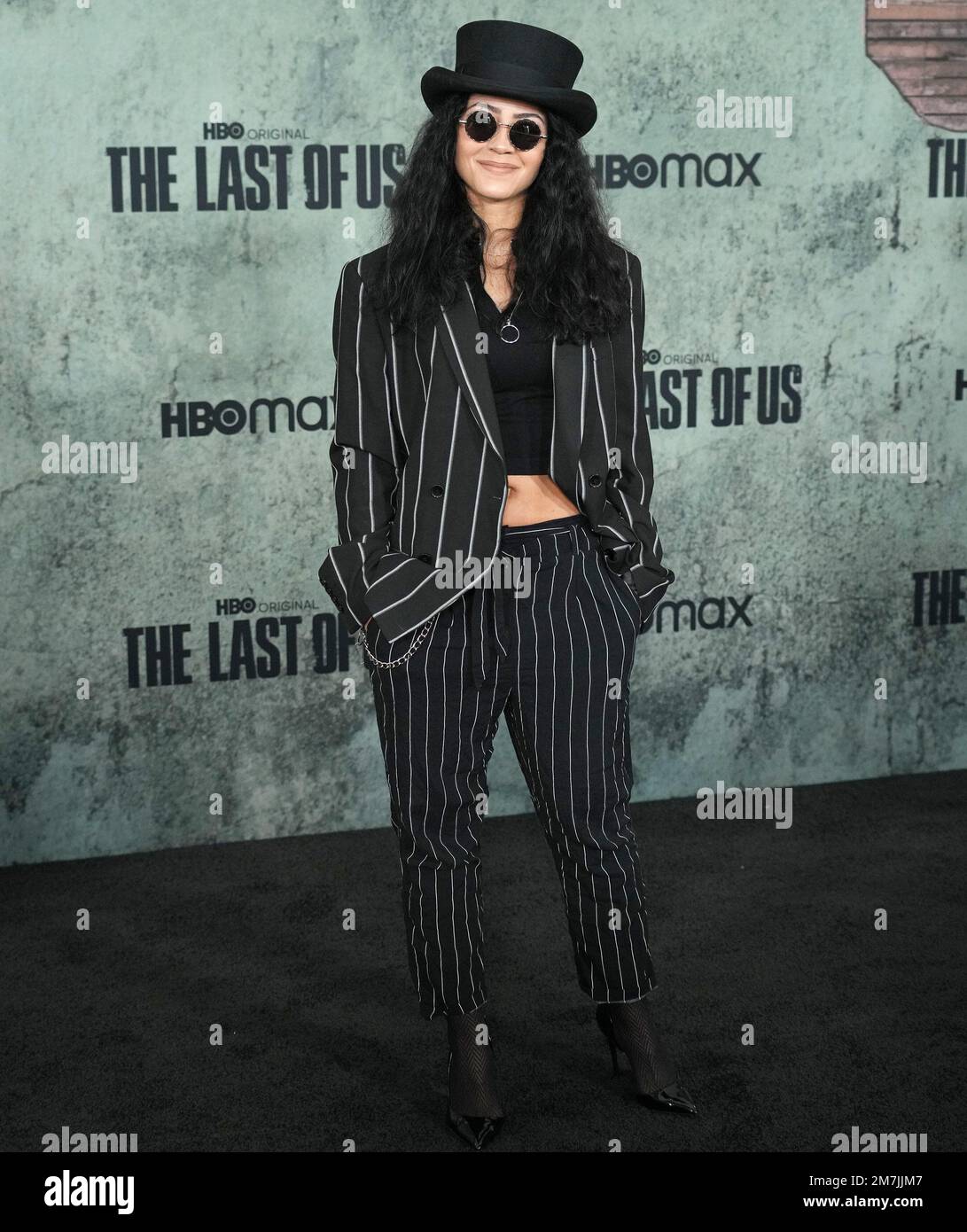 Tristin Mays arrives at HBO's THE LAST OF US Premiere held at the