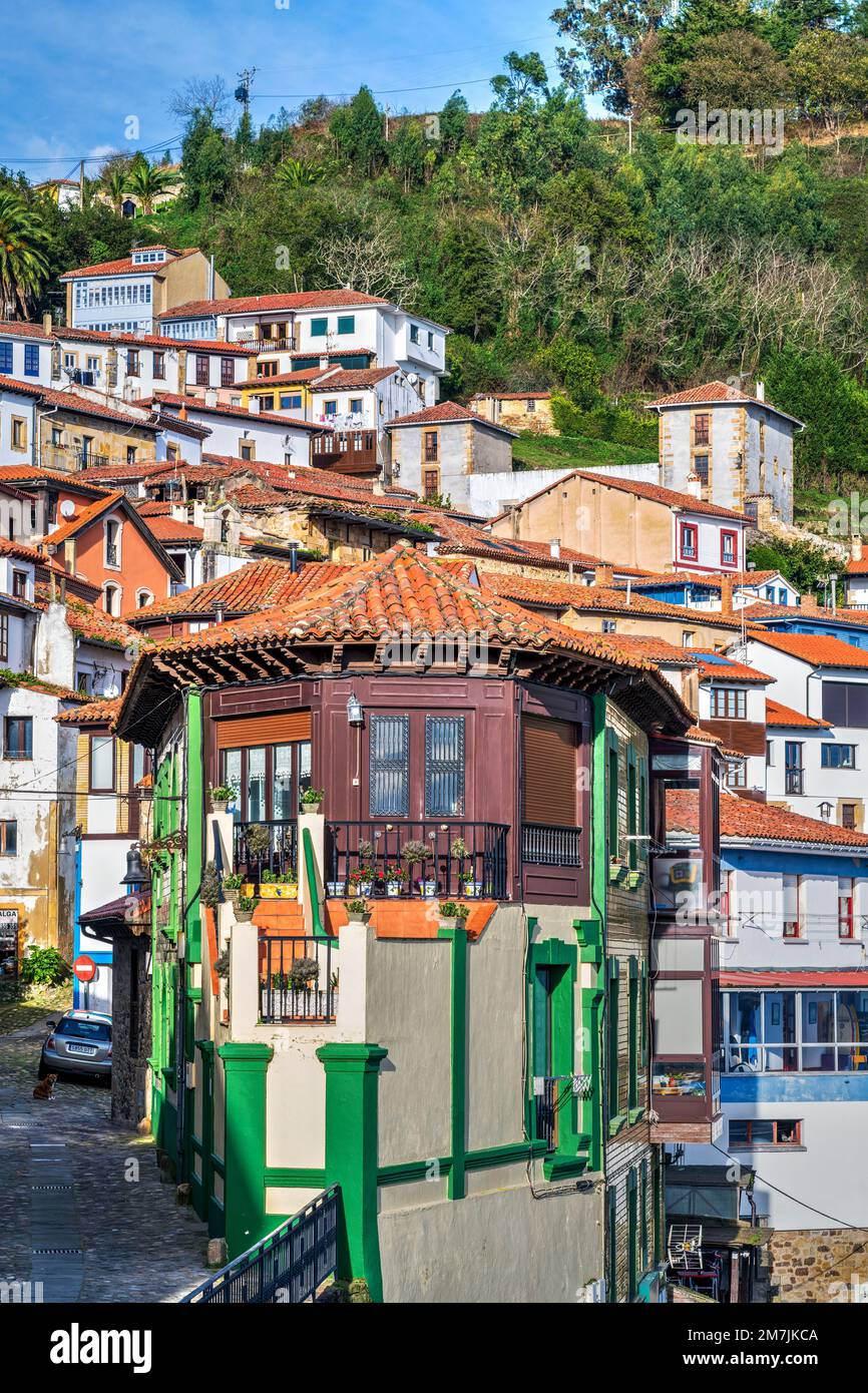 Lastres, Asturias, Spain Stock Photo