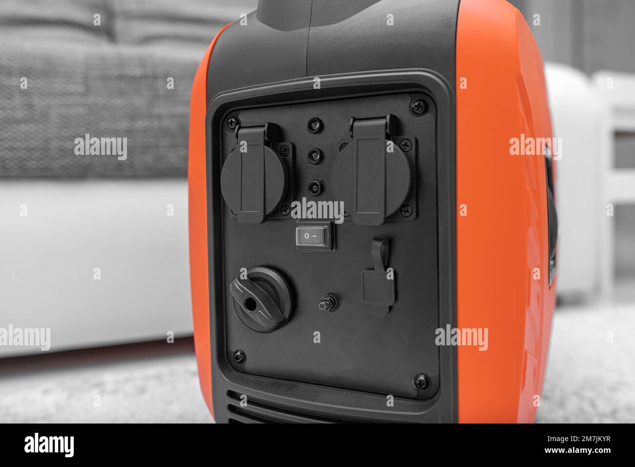 Inverter power generator in the house Stock Photo Alamy