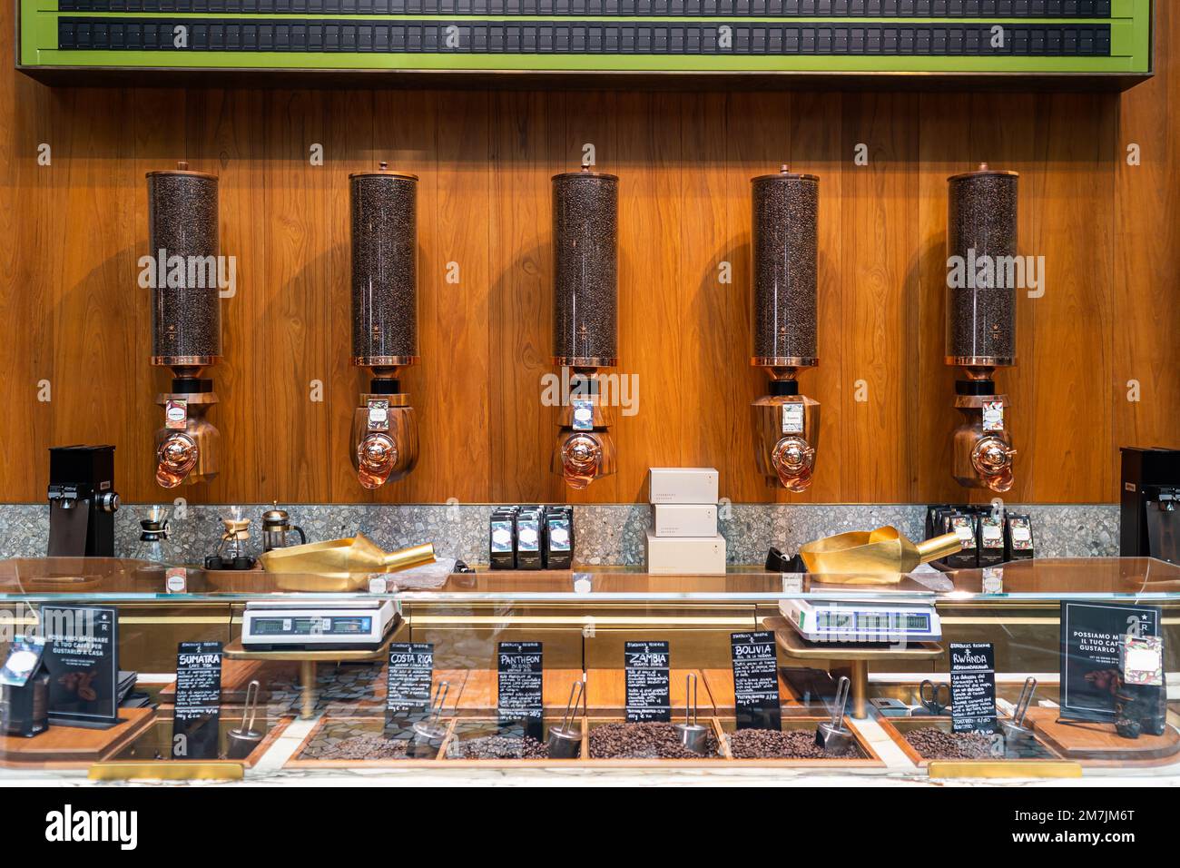nterior of The Starbucks Reserve™ Milano Roastery. But detail with ...
