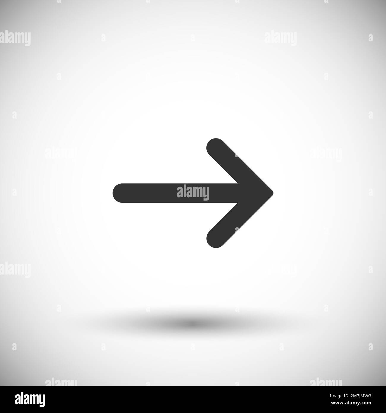 Arrow Icon isolated on white background. Vector illustration. Eps 10. Stock Vector