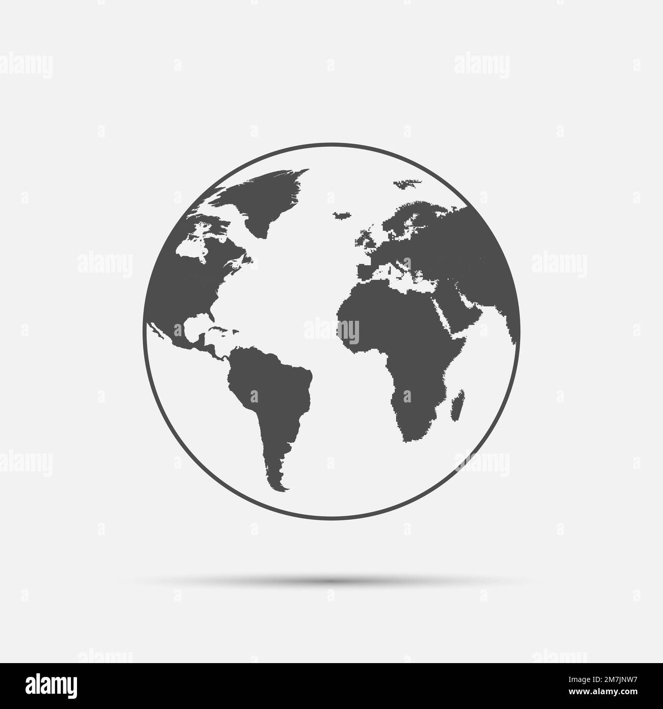 Earth globes Black and White Stock Photos & Images - Alamy