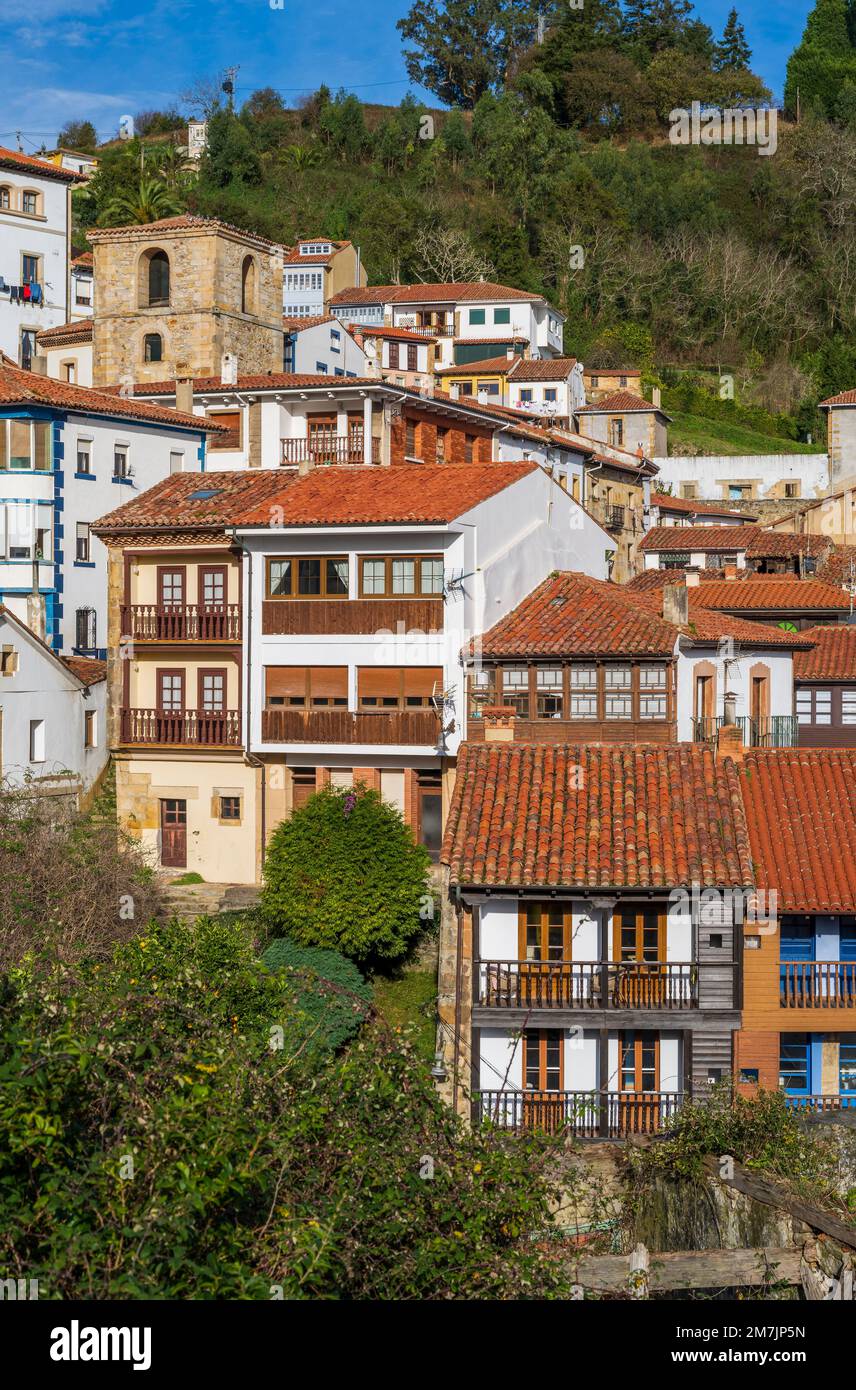 Lastres, Asturias, Spain Stock Photo