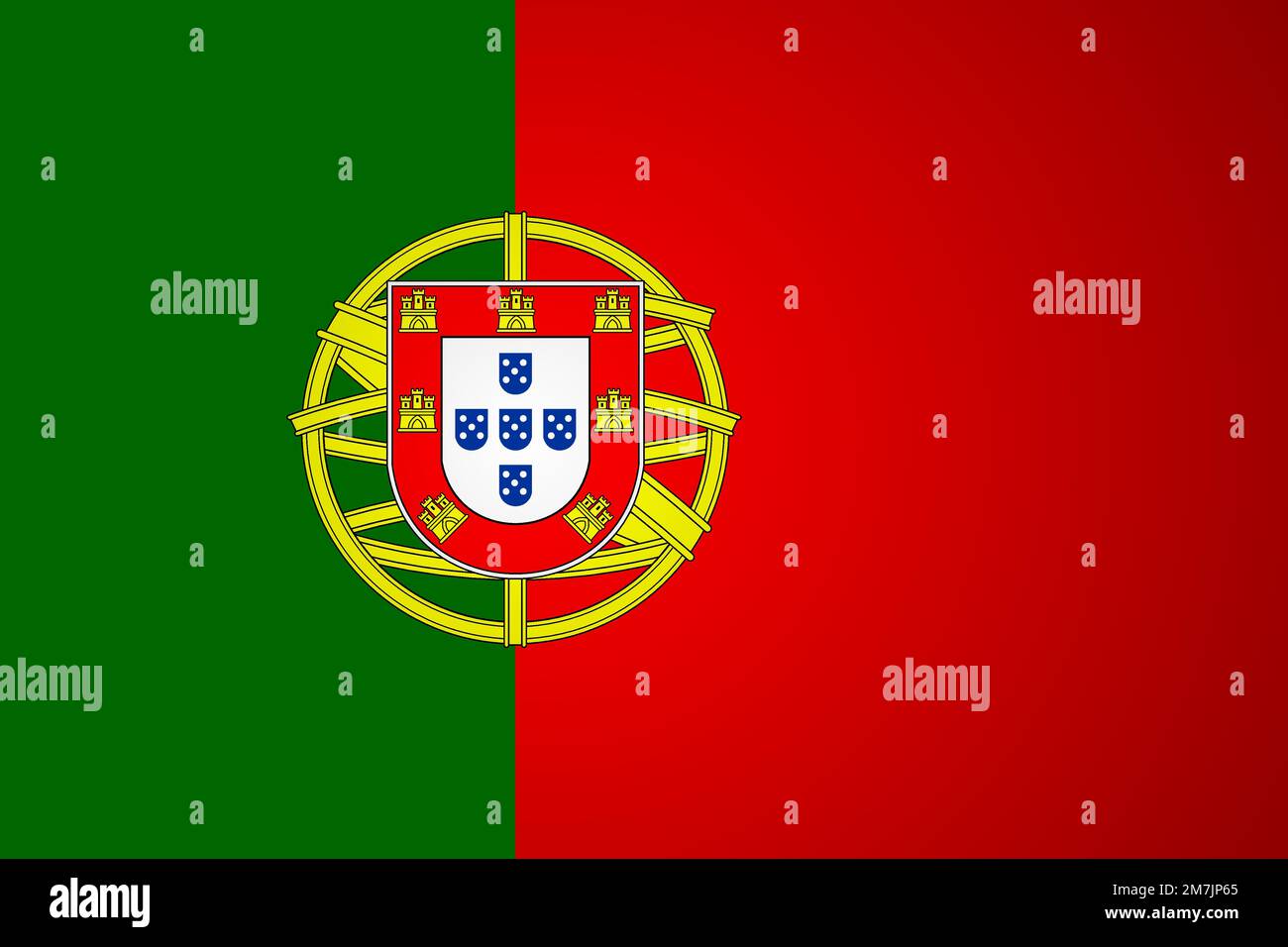 portugal flag vector. Vector illustration. Eps 10. Stock Vector