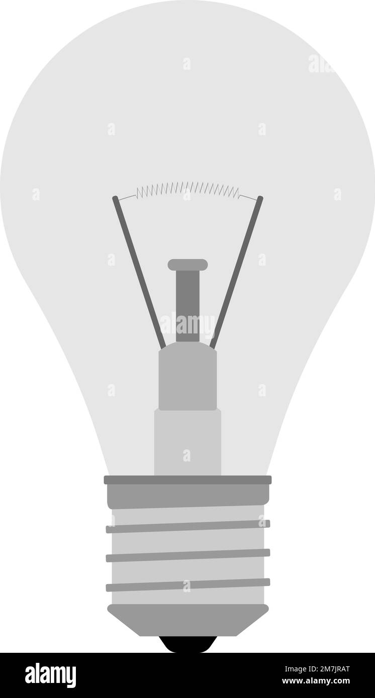 bulb isolated on white background. Vector illustration Stock Vector ...