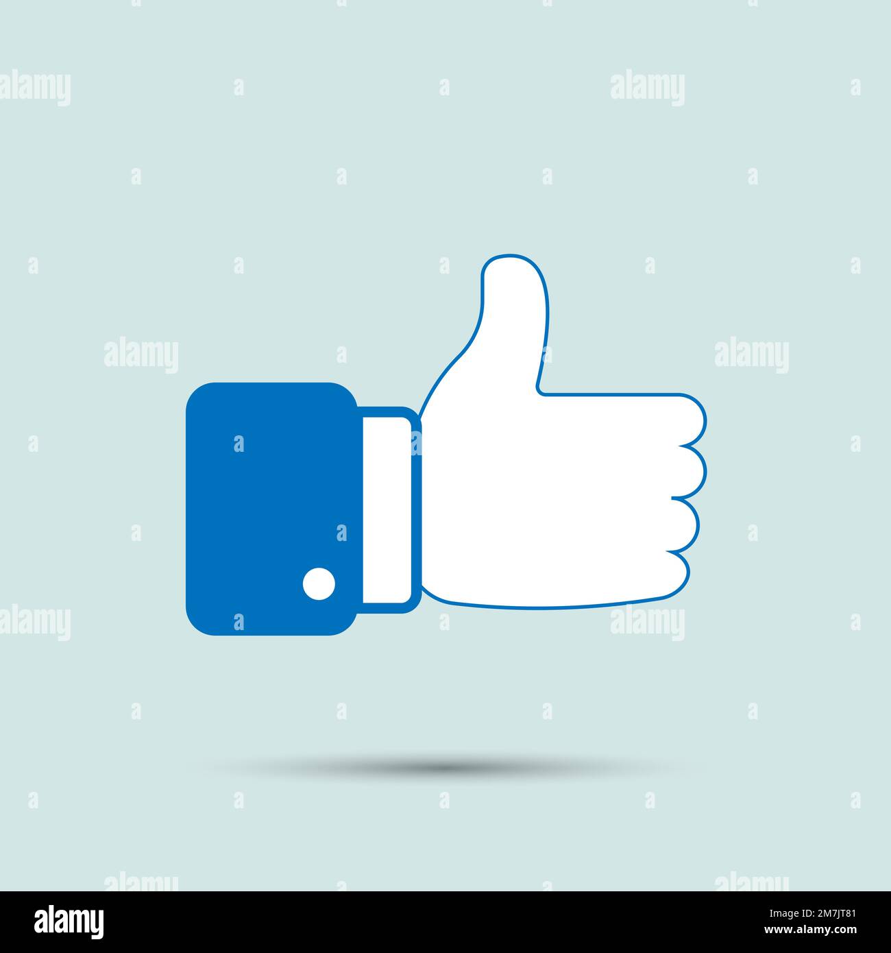 Likethumb vector vectors hi-res stock photography and images - Alamy
