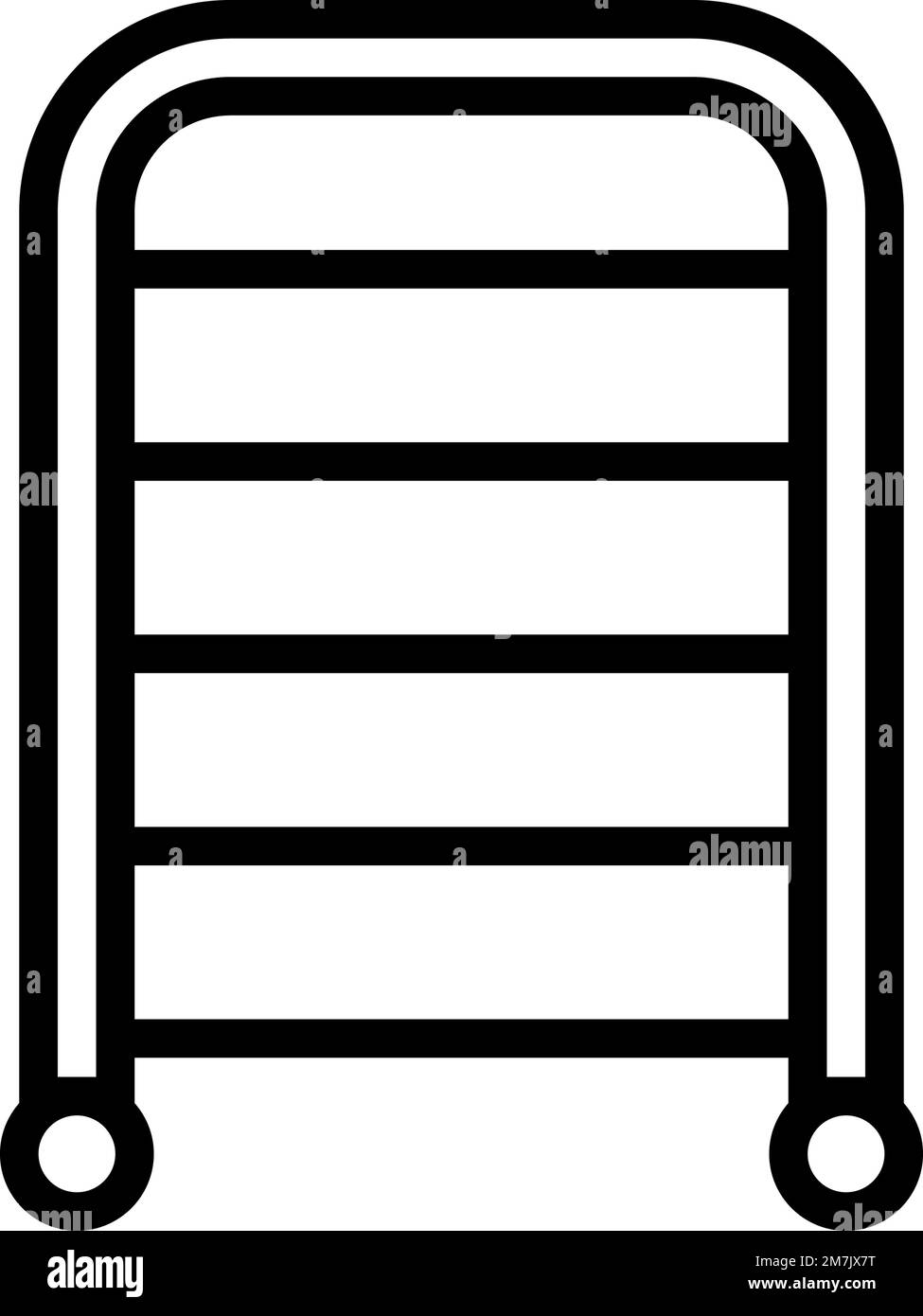 meat department rack line icon vector illustration Stock Vector Image ...